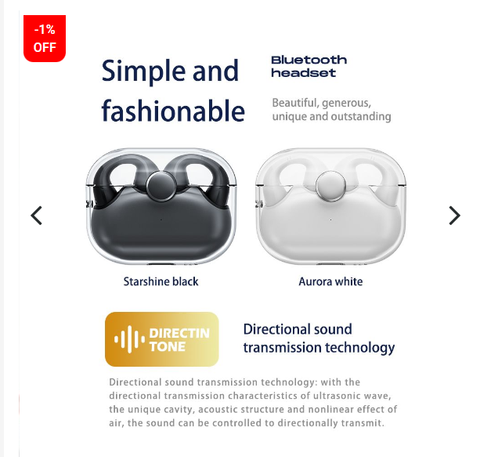 Tai Nghe Không Dây ROCK Sound EarCuffs TWS Earphones