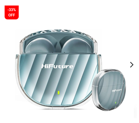 Tai nghe HiFuture FlyBuds3 True Wireless EarBuds - Xanh