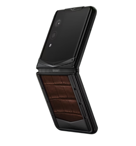 Vertu Quantum Flip Amber Brown Alli