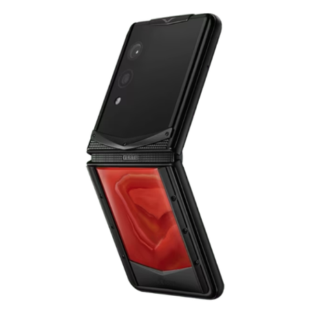 Vertu Quantum Flip Phoenix Flame Agate
