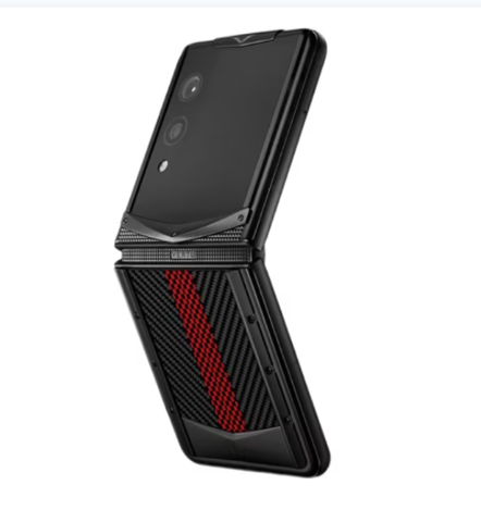 Vertu Quantum Flip Carbon Texture Auspicious Phoenix