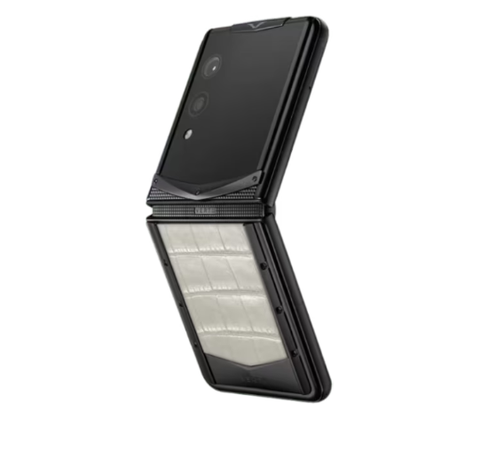 Vertu Quantum Flip Black Glacier White Alli