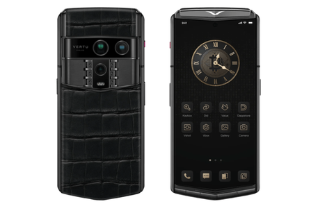 Vertu Agent Q Silver Advanced Set Iron Black Alli 1TB