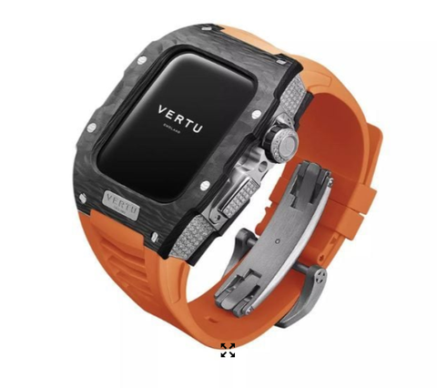 Vertu Watch Black Diamond Orange