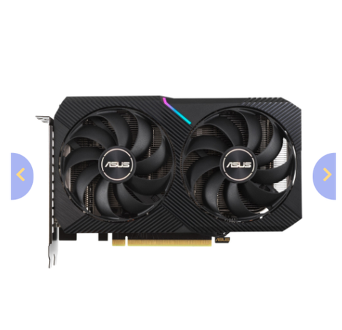 VGA ASUS Dual GeForce RTX 3050 8GB V2 GDDR6