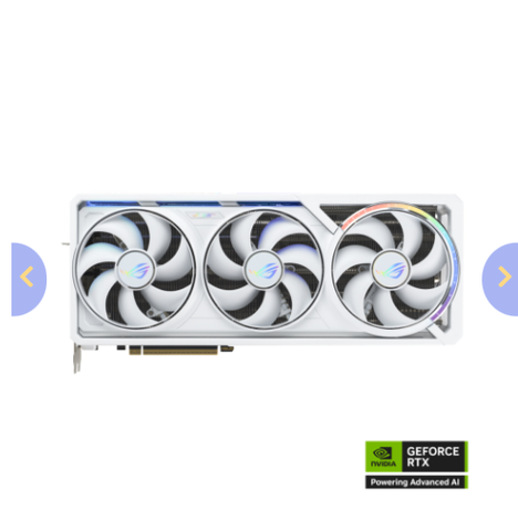 VGA Asus ROG Astral GeForce RTX 5090 32GB GDDR7 WHITE OC