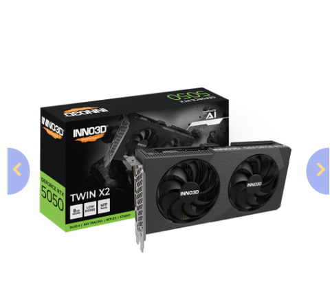 VGA INNO3D RTX 5050 TWIN X2 8GB