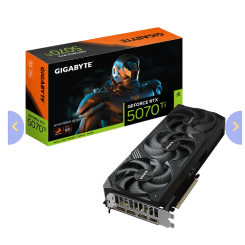 VGA Gigabyte RTX 5070 Ti WINDFORCE OC SFF 16GB