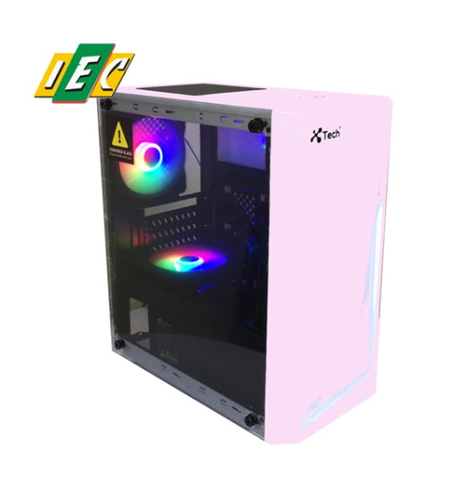 Vỏ máy tính Xtech Gaming G350 hồng