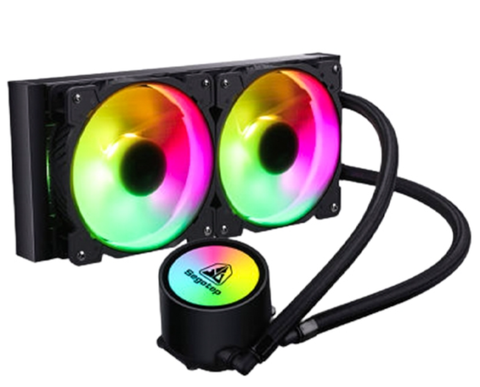 TẢN NHIỆT NƯỚC CPU SEGOTEP BE ICED 240 ARGB MÀU ĐEN