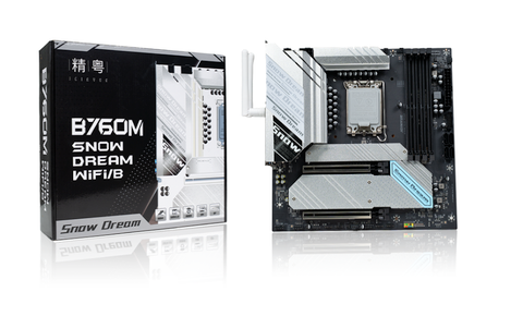Bo mạch chủ Jginyue B760M Snow Dream Wifi DDR4