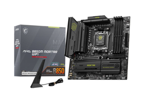 Bo mạch chủ MSI MAG B850M Mortar Wifi hỗ trợ RAM DDR5