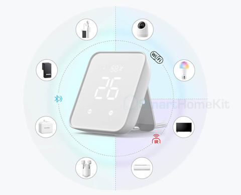 Bộ trung tâm SwitchBot Hub Gen 2 hỗ trợ công nghệ Matter HomeKit