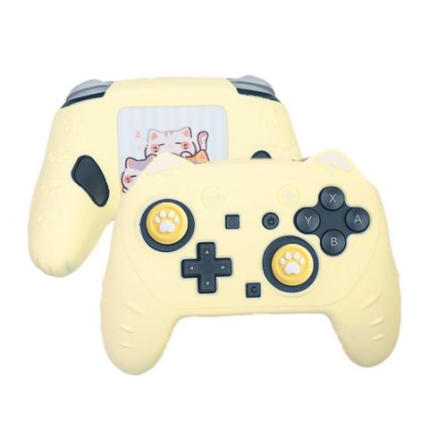 Vỏ bảo vệ bằng silicon cho tay cầm chơi game Nintendo Switch 2 Pro (Màu Vàng)