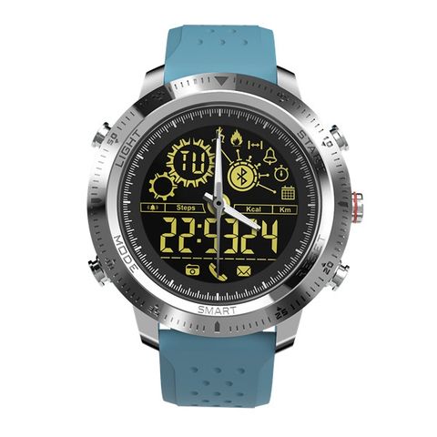 X02 Sport Smartwatch IP67 Blue – Đồng hồ thông minh thể thao chống nước IP67, theo dõi bước chân & nhắc nhở thông minh