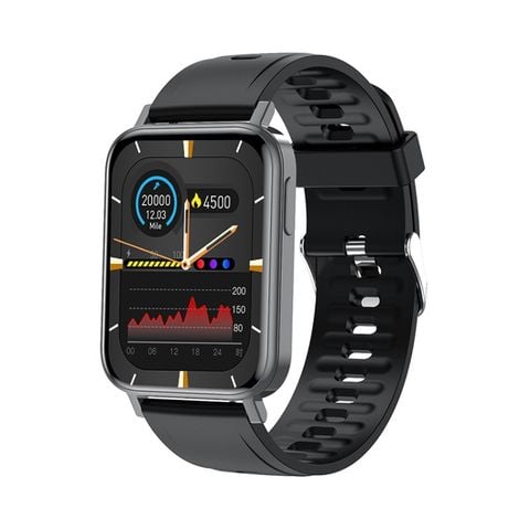 Vòng đeo tay T10 Pro 1.65 Inch Black – Theo dõi nhịp tim, huyết áp, Oxy