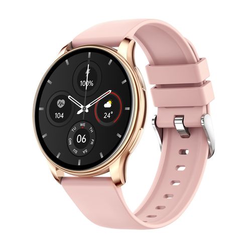 WearKey Y23 1.32 inch Pink – Đồng hồ thông minh giám sát sức khỏe IP67