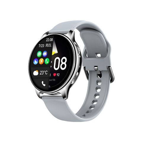 WearKey Y22 Silver – Đồng hồ thông minh Bluetooth 5.0 + 3.0, gọi điện, theo dõi sức khỏe toàn diện
