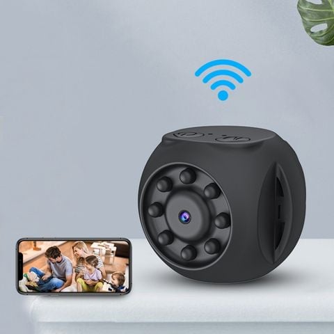 WK10 – Camera giám sát WiFi hồng ngoại nhìn đêm mini, điều khiển từ xa qua điện thoại