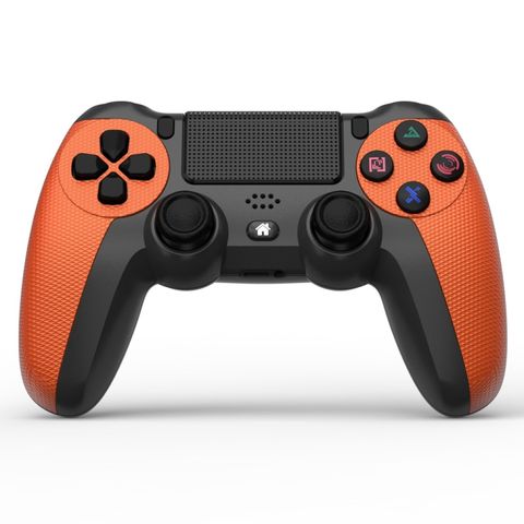 Tay cầm KM048 Cam - Bluetooth Wireless Gamepad 4.0 cho PS4 Có Light Bar