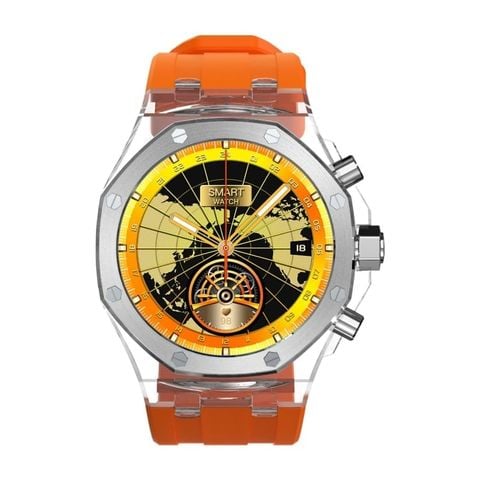 WS-37 AMOLED IP67 Orange - Đồng hồ thông minh, màn hình 1,43 inch, theo dõi sức khỏe, gọi điện qua Bluetooth