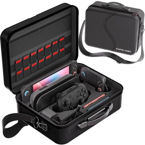 Túi đựng đồ đa năng STARTRC GAMES cho Nintendo Switch 2 Black – Túi xách đeo chéo di động