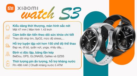 Xiaomi Watch S3 47mm dây silicone