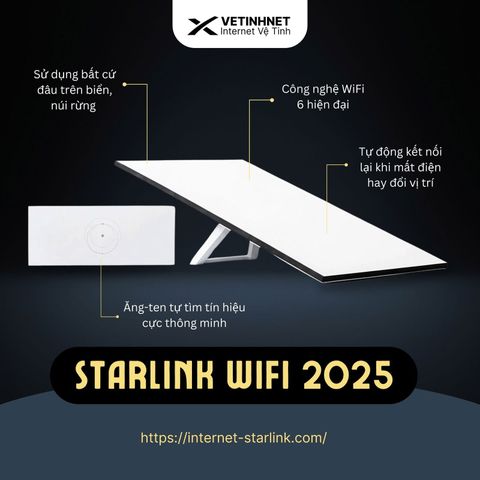 Bộ Starlink Cao Cấp – Internet Vệ Tinh Tốc Độ Cao