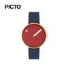  ĐỒNG HỒ PICTO Cinamon Red & Gold Dial / Midnight Blue Leather Strap 