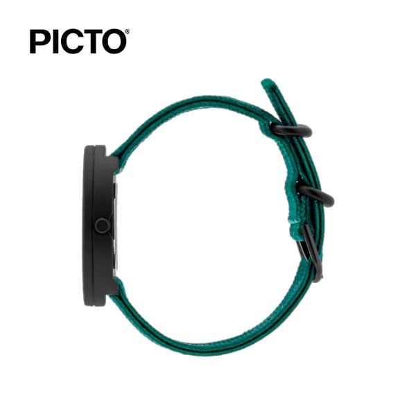  ĐỒNG HỒ PICTO Ocean Green & Black Dial / Ocean Green Recycled Strap 