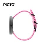  ĐỒNG HỒ PICTO Grey & Pink Dial / Pink Reef Recycled Strap 