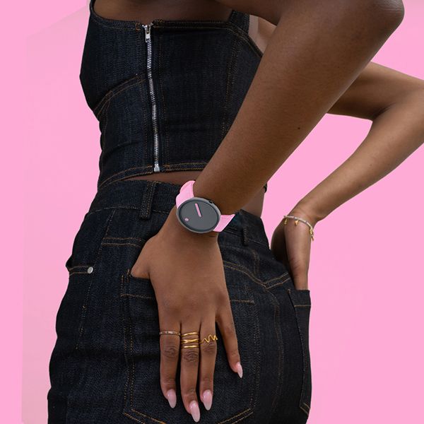  ĐỒNG HỒ PICTO Grey & Pink Dial / Pink Reef Recycled Strap 