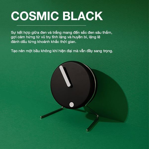  Đồng hồ để bàn PICTO Cosmic Black 