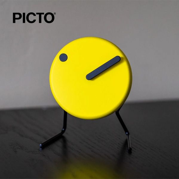  Đồng hồ để bàn PICTO Sunny Yellow 