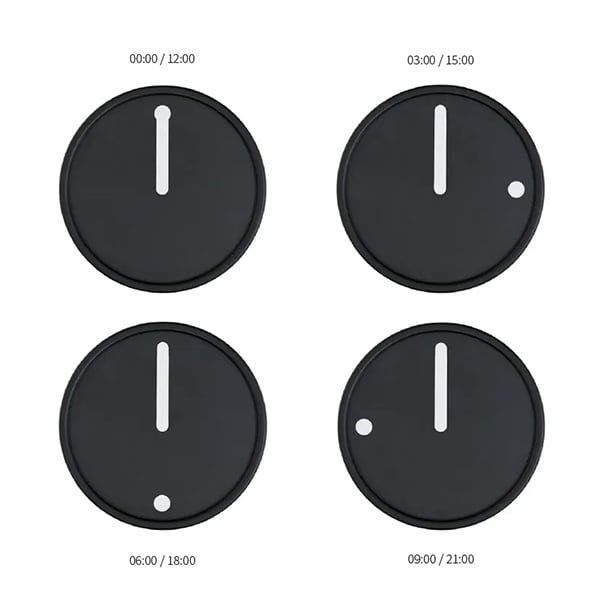  Đồng hồ để bàn PICTO Cosmic Black 