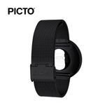  Đồng hồ Picto White & Black Dial / Matt Black Mesh Band 
