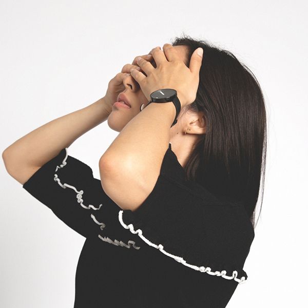  Đồng hồ PICTO Black & White Dial / Matt Black Mesh Band 