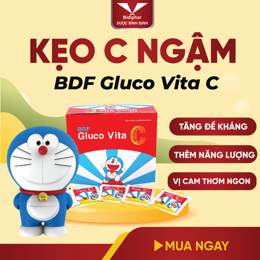 BDF GLUCO VITA C - Viên Ngậm Vitamin C