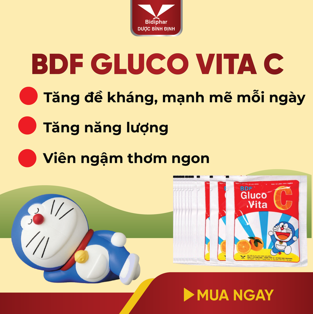 BDF GLUCO VITA C - Viên Ngậm Vitamin C