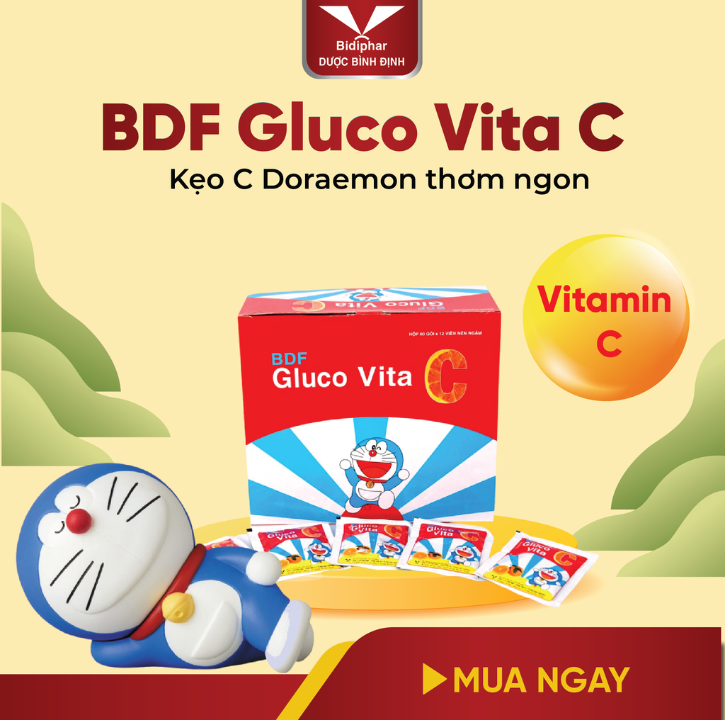 BDF GLUCO VITA C - Viên Ngậm Vitamin C