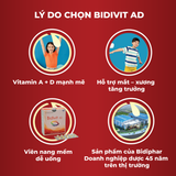 BIDIVIT AD - Bổ Sung Vitamin A, D - Hộp 100 Viên