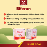 BIFERON - Viên Sắt Bổ Máu - Hộp 100 Viên