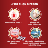 BIFERON - Viên Sắt Bổ Máu - Hộp 100 Viên