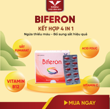 BIFERON - Viên Sắt Bổ Máu - Hộp 100 Viên