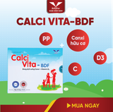 CALCI VITA - BDF 10Ml - Ống Uống Bổ Sung Calci Cho Người Lớn