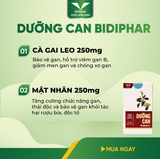 DƯỠNG CAN BIDIPHAR - Giải Độc, Tăng Chức Năng Gan - Lọ 60 viên