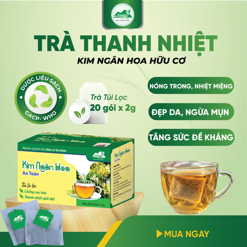 Trà Túi Lọc Kim Ngân Hoa An Toàn H/20 Gói