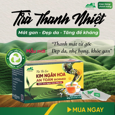 Trà Túi Lọc Kim Ngân Hoa An Toàn H/20 Gói
