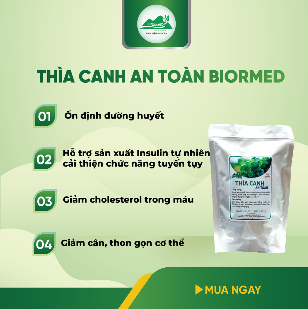 Thìa Canh Ủ Men Sấy Khô An Toàn Biormed 100g