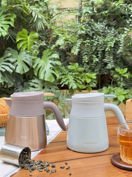 Bình giữ nhiệt pha trà kèm lõi lọc inox 304 Kaiyo 500ml